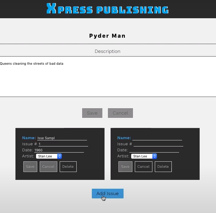 Xpress Publishing screenshot